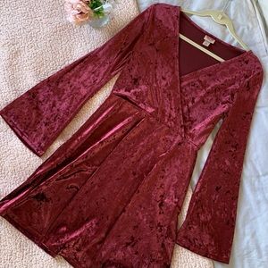 Mossimo Crushed Velvet Dress